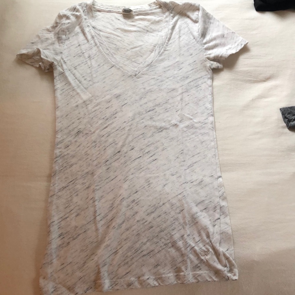 White and grey t-shirt